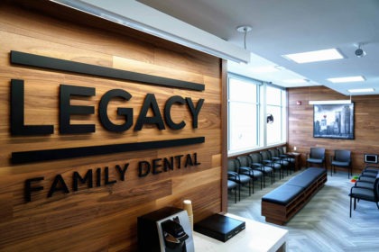 Beverage Station & Waiting Area | Legacy Family Dental